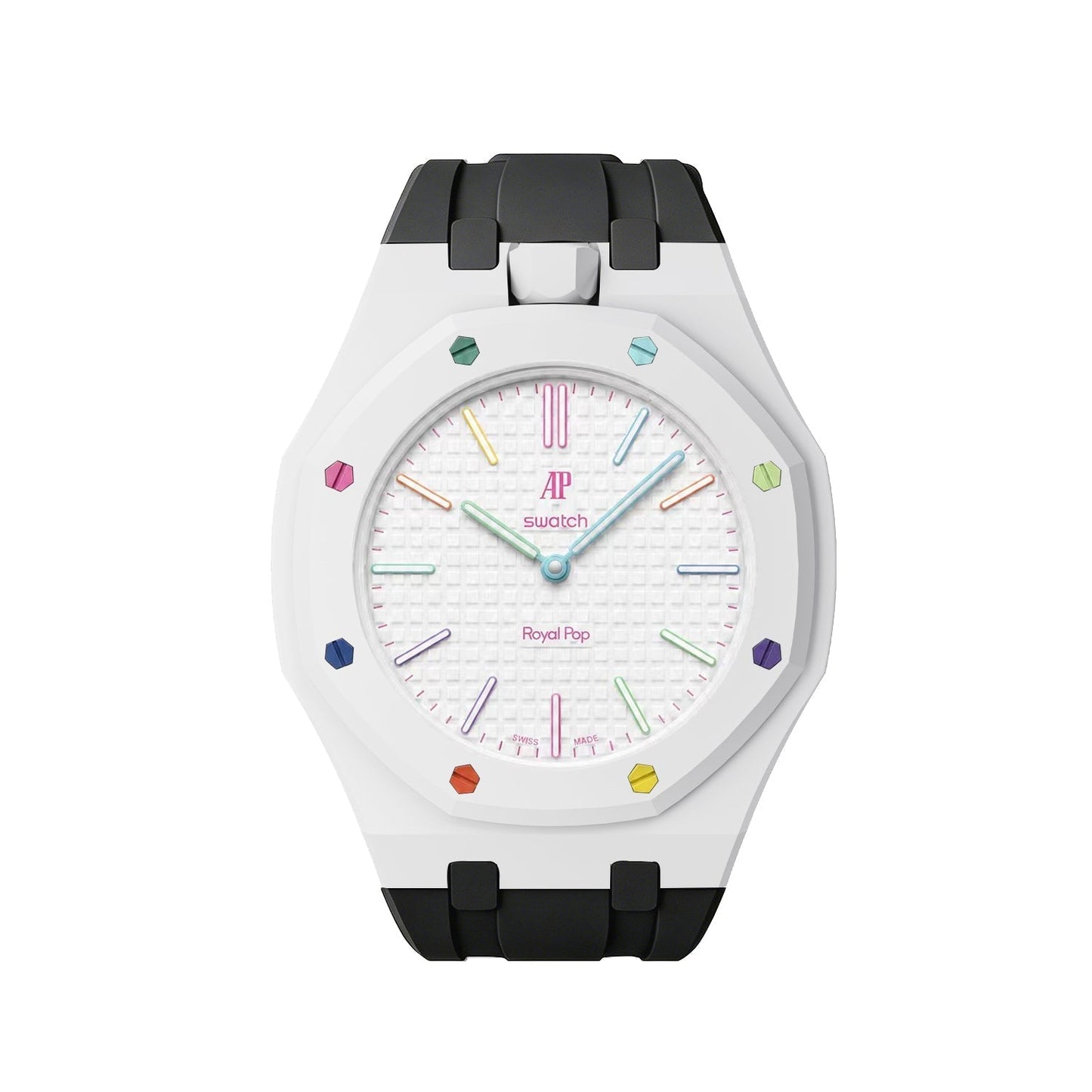 [KELA]Royal Oak Pop Exclusive Bioceramic Case & Silicone Strap Mix Color