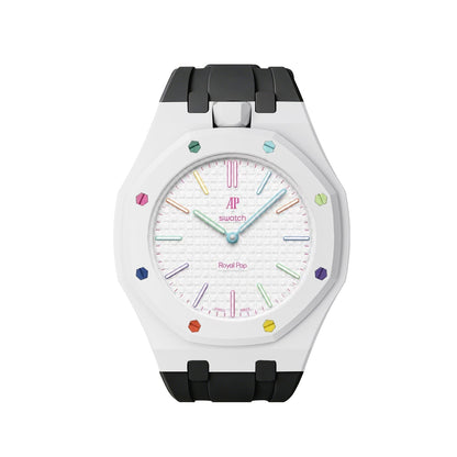 [KELA]Royal Oak Pop Exclusive Bioceramic Case & Silicone Strap Mix Color