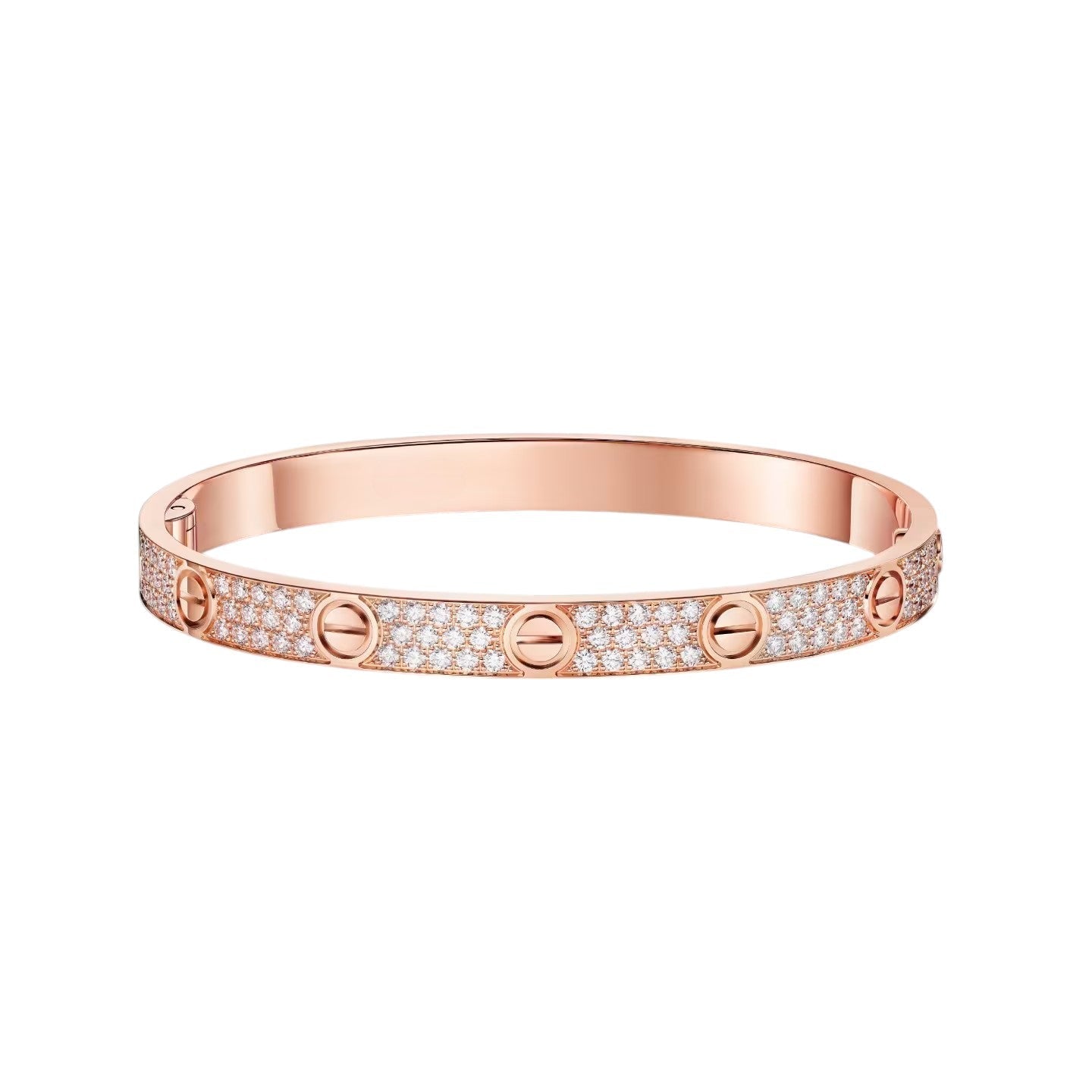 [KELA]CLASSIC 6.1MM LOVE BANGLE - FULL PAVÉ