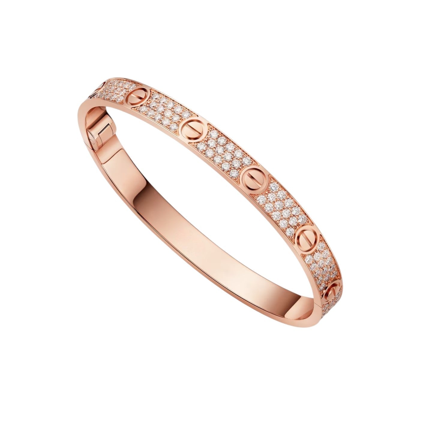 [KELA]CLASSIC 6.1MM LOVE BANGLE - FULL PAVÉ