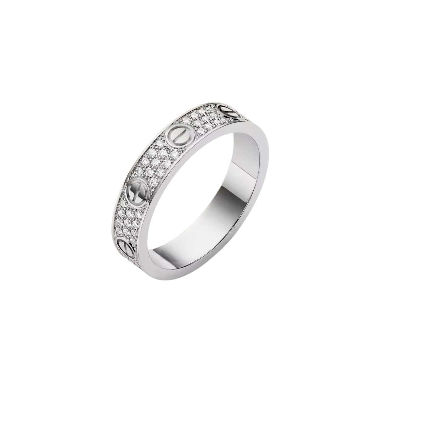 [KELA]LOVE 4MM PAVÉ DIAMOND RING