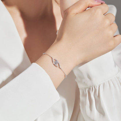 [KELA]LUCKY EYE PAVÉ-SET DIAMOND BRACELET