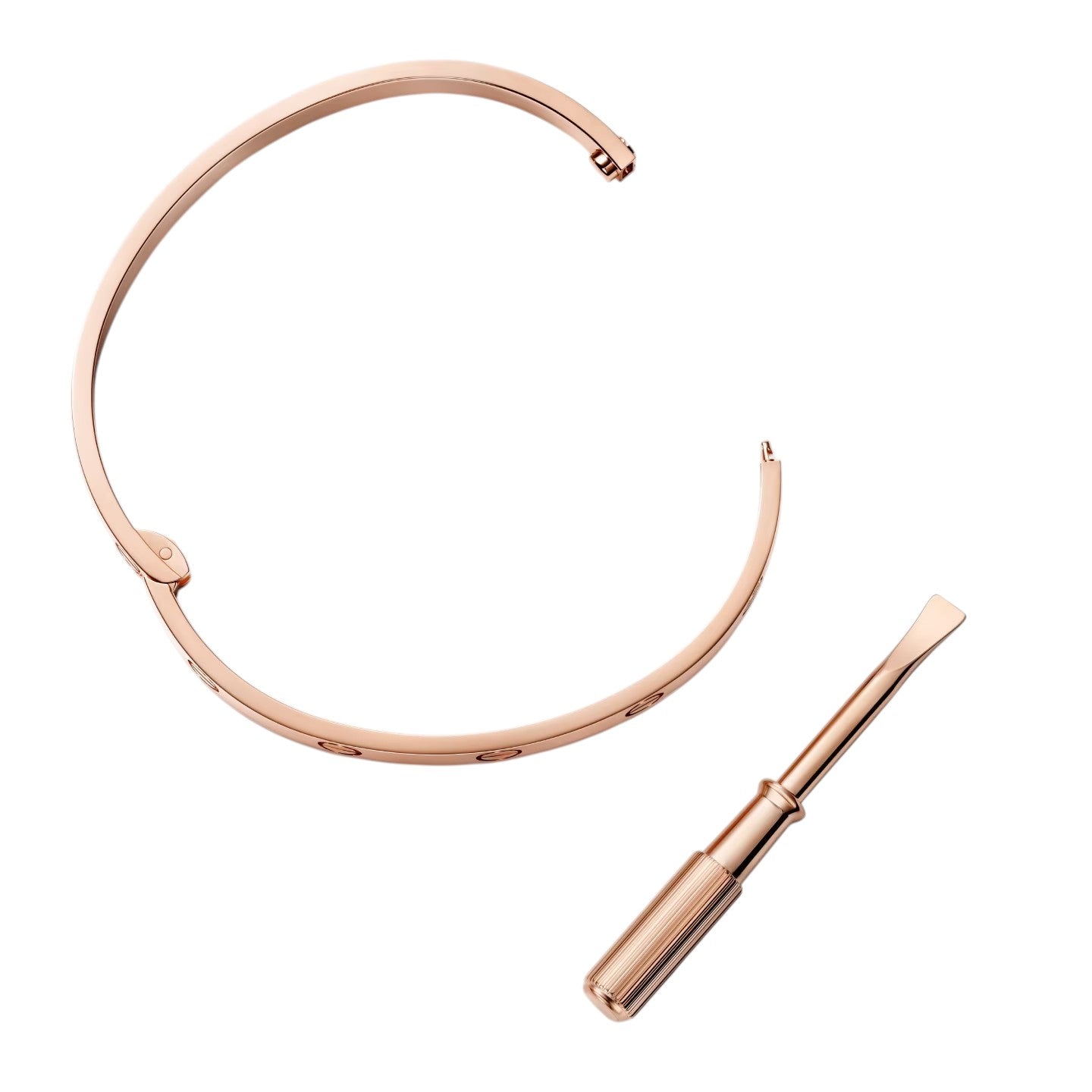 [KELA]CLASSIC 6.1MM LOVE SINGLE-SCREW CLOSURE BANGLE