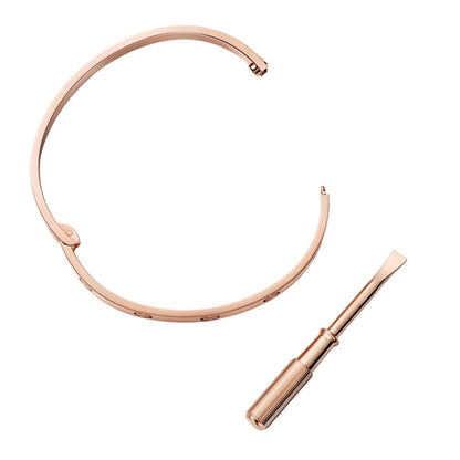 [KELA]CLASSIC 6.1MM LOVE SINGLE-SCREW CLOSURE BANGLE