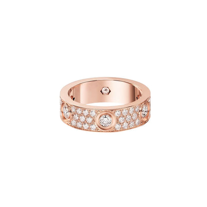 [KELA]LOVE 5.5MM FULL-PAVÉ 6-DIAMOND RING