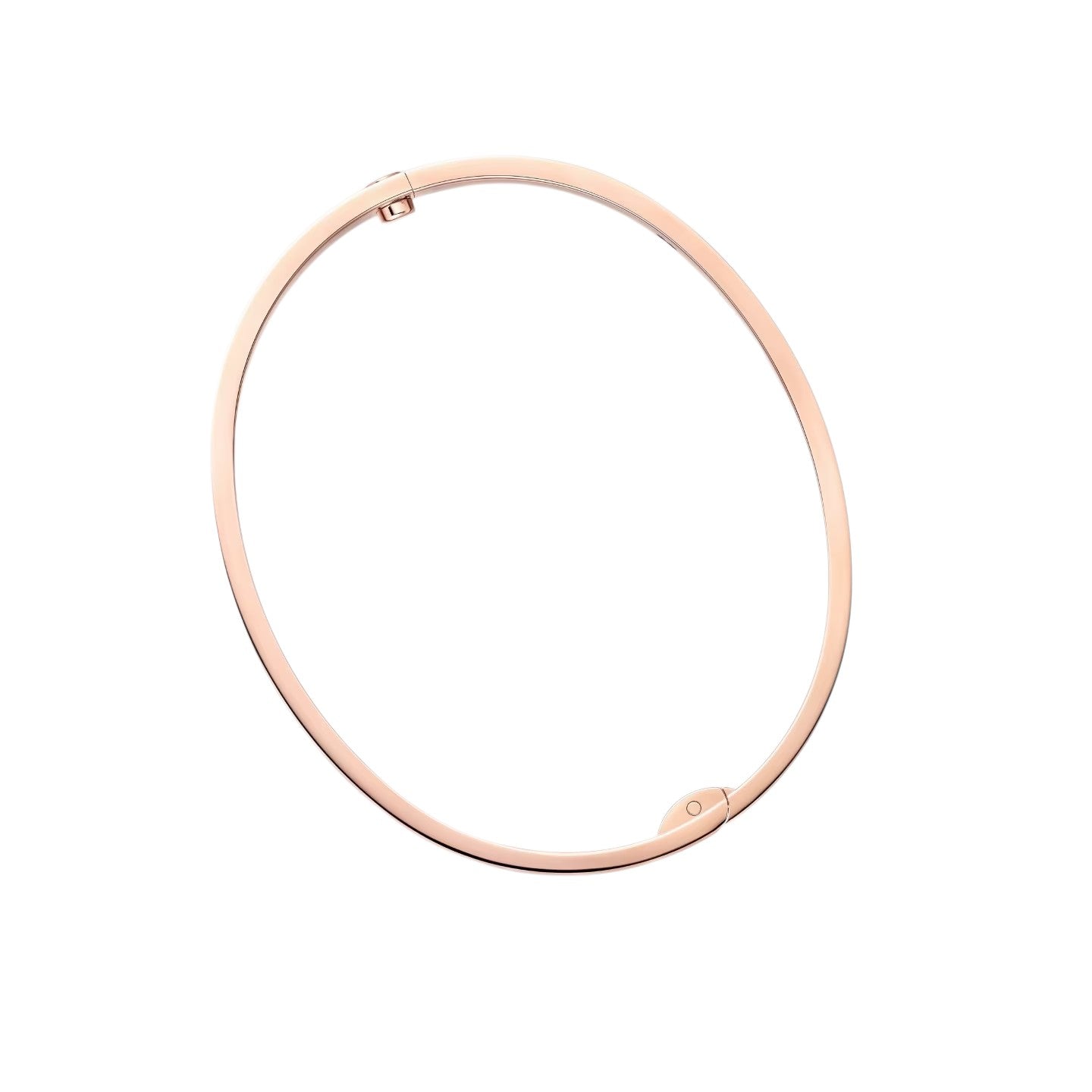 [KELA]CLASSIC 6.1MM LOVE SINGLE-SCREW CLOSURE BANGLE - 4-DIAMOND
