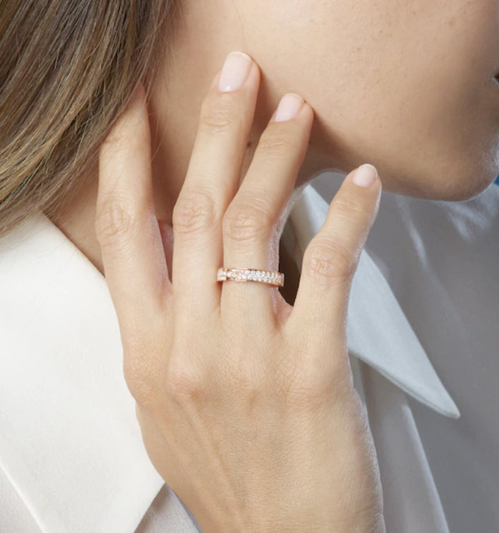 [KELA]ALLIANCE LIENS VIDENCE PAVED DIAMOND 4MM RING