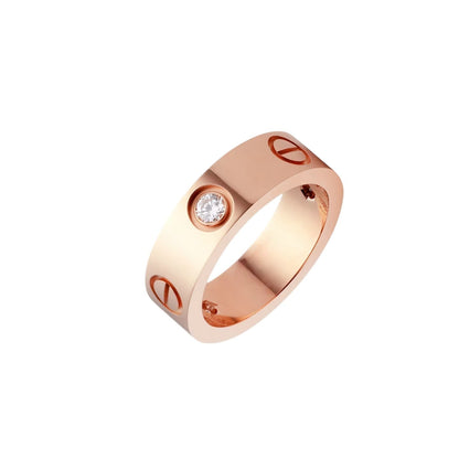 [KELA]LOVE 5.5MM 3 DIAMONDS RING