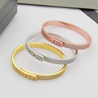 [KELA]MOVE NOA FULL-PAVÉ DIAMOND BANGLE BRACELET