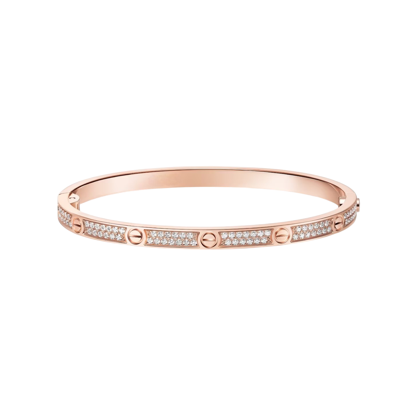 [KELA]CLASSIC 3.65MM LOVE FULL PAVE BANGLE