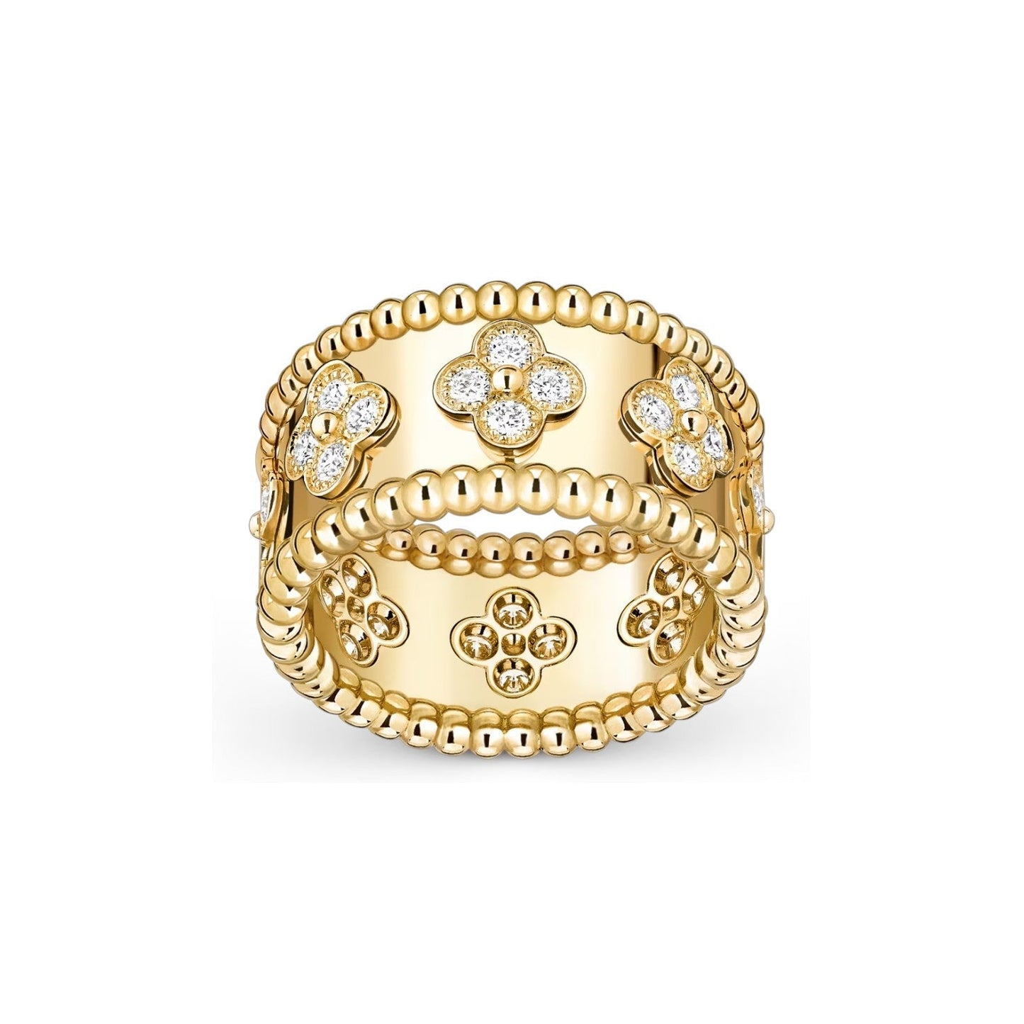 [KELA]KALEIDOSCOPE RADIANCE WIDE BAND RING