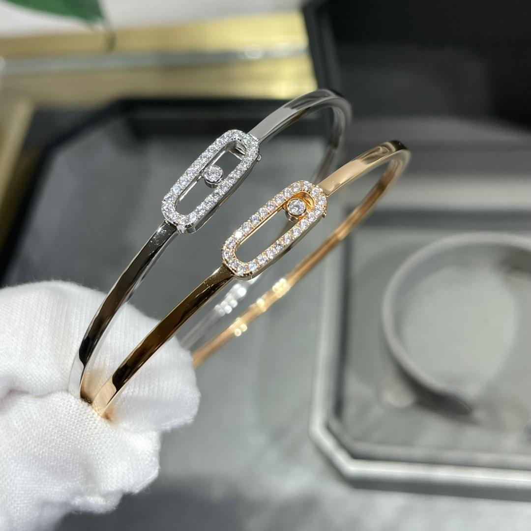 [KELA]MOVE UNO PAVÉ FLEX BANGLE (MEDIUM)