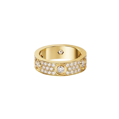 [KELA]LOVE 5.5MM FULL-PAVÉ 6-DIAMOND RING