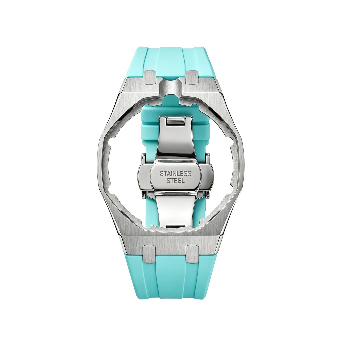 [KELA]Royal Oak Pop Exclusive Steel Case & Silicone Strap With Cradle
