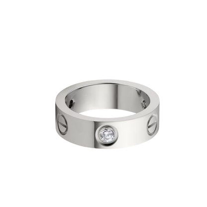 [KELA]LOVE 5.5MM 3 DIAMONDS RING