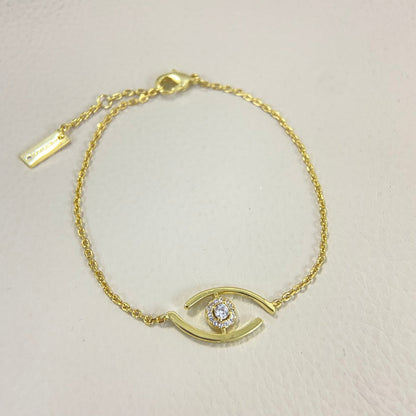 [KELA]LUCKY EYE PAVÉ-SET DIAMOND BRACELET