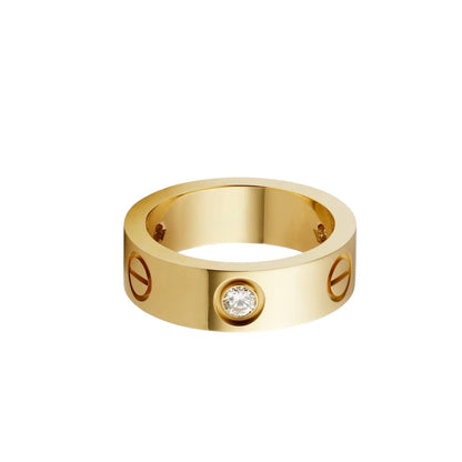 [KELA]LOVE 5.5MM 3 DIAMONDS RING