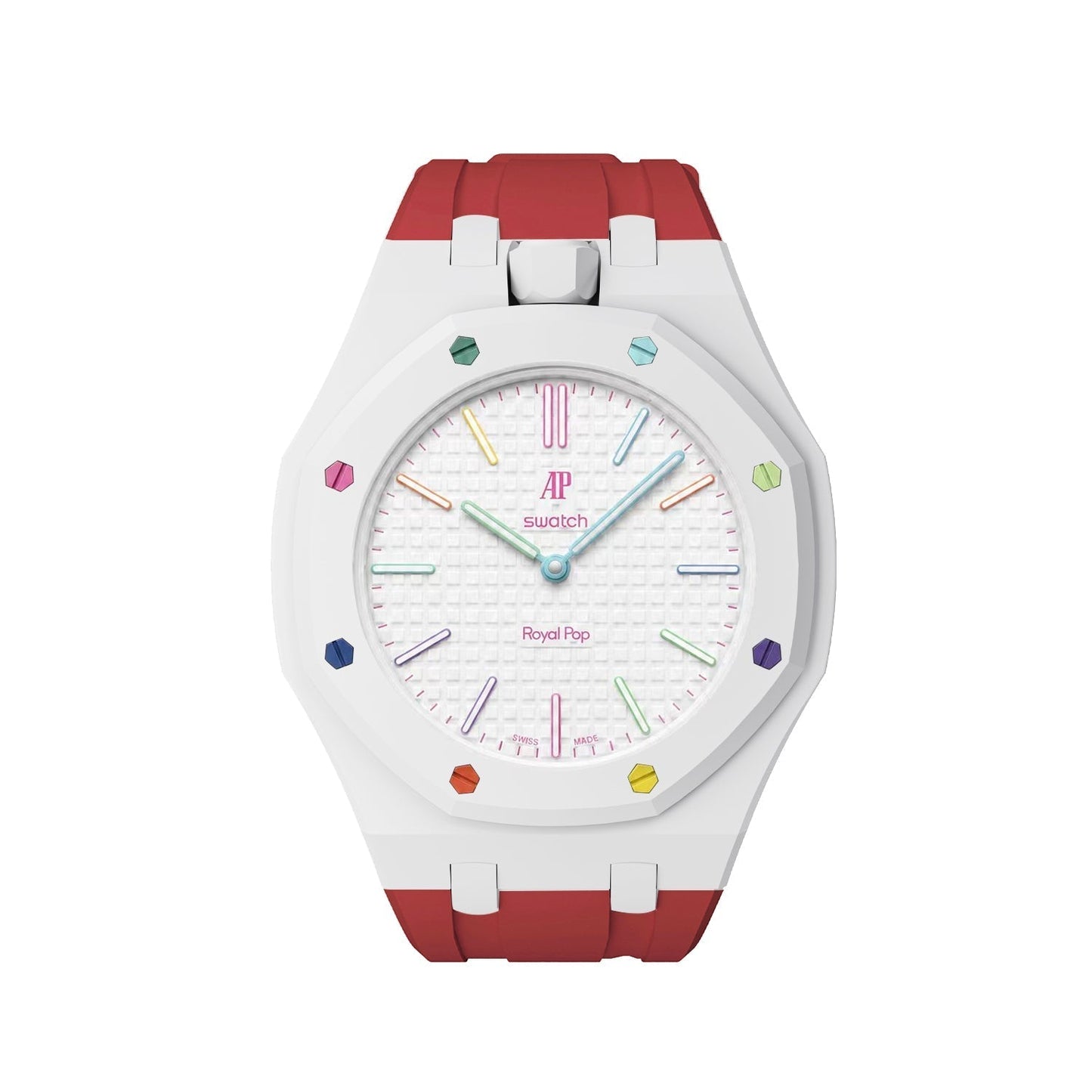 [KELA]Royal Oak Pop Exclusive Bioceramic Case & Silicone Strap Mix Color