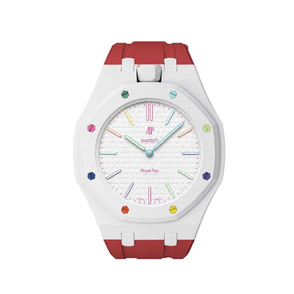 [KELA]Royal Oak Pop Exclusive Bioceramic Case & Silicone Strap Mix Color