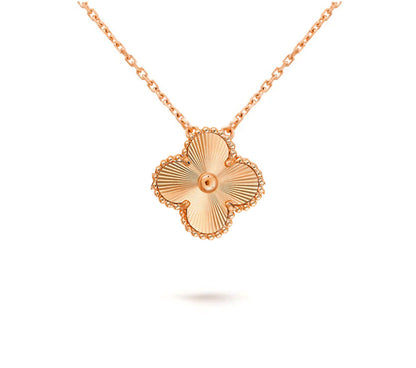 [KELA]15MM CLOVER FLOWER PENDANT NECKLACE COLLECTION