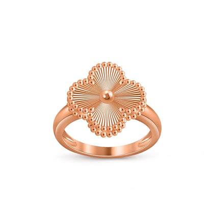 [KELA]LUCKY CLOVER VINTAGE ROSE GOLD RING COLLECTION