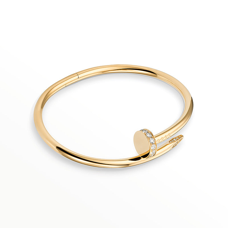 [KELA]JUSTE UN CLOU 3.5MM CLASSIC DIAMOND BANGLE