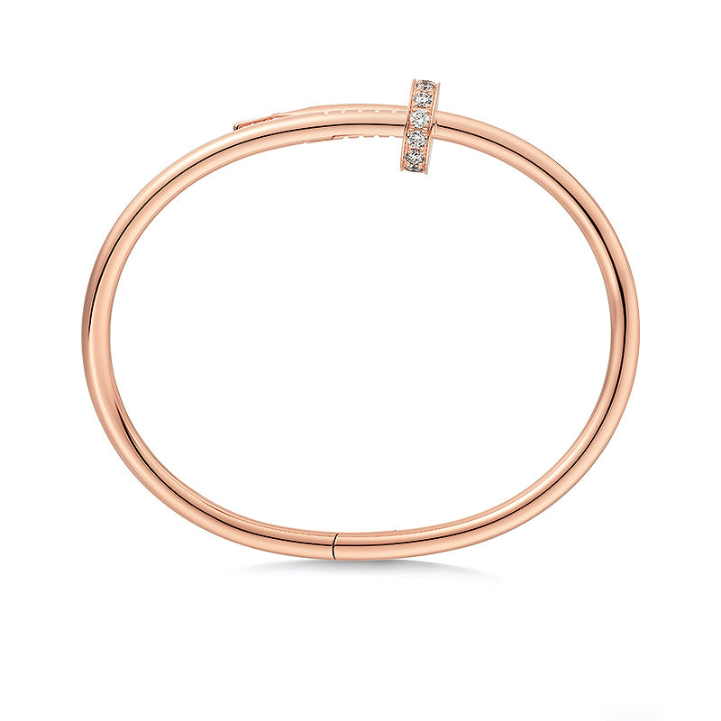 [KELA]JUSTE UN CLOU 3.5MM CLASSIC DIAMOND BANGLE