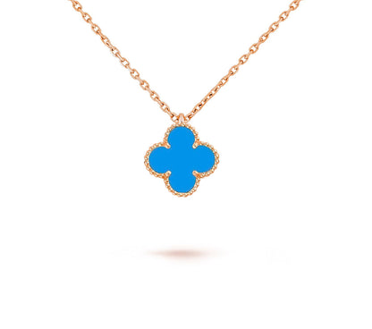 [KELA]9.5MM MINI CLOVER PENDANT NECKLACE COLLECTION