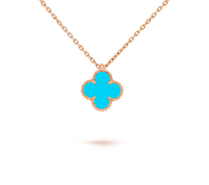 [KELA]9.5MM MINI CLOVER PENDANT NECKLACE COLLECTION