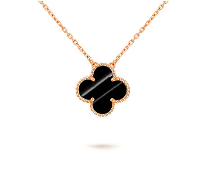 [KELA]15MM CLOVER FLOWER PENDANT NECKLACE COLLECTION