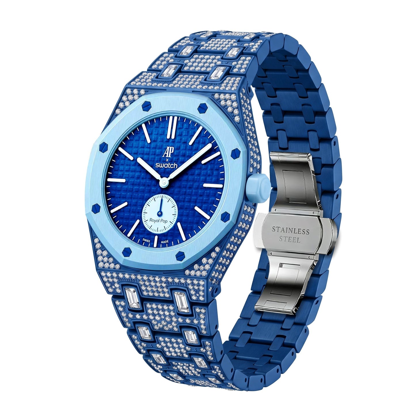 [KELA]Royal Oak Pop Exclusive Bioceramic Case & Bioceramic Strap Full Diamond