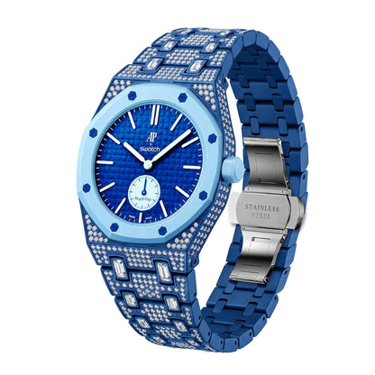 [KELA]Royal Oak Pop Exclusive Bioceramic Case & Bioceramic Strap Full Diamond