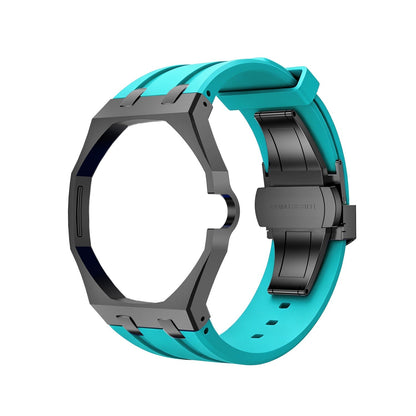 [KELA]OAK POP BLACK STEEL CASE & SILICONE STRAP