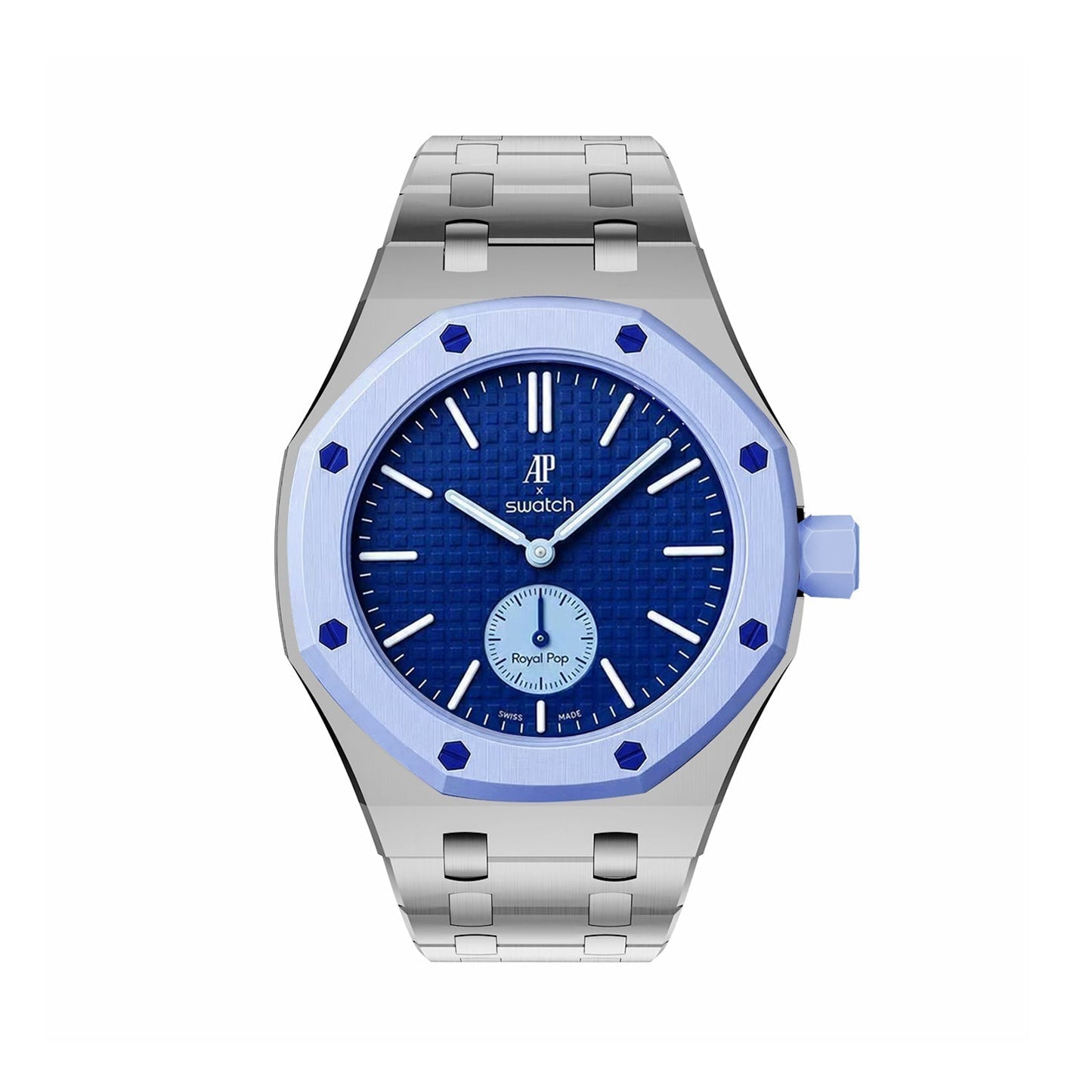 [KELA]ROYAL OAK POP EXCLUSIVE STEEL CASE & SILICONE STRAP
