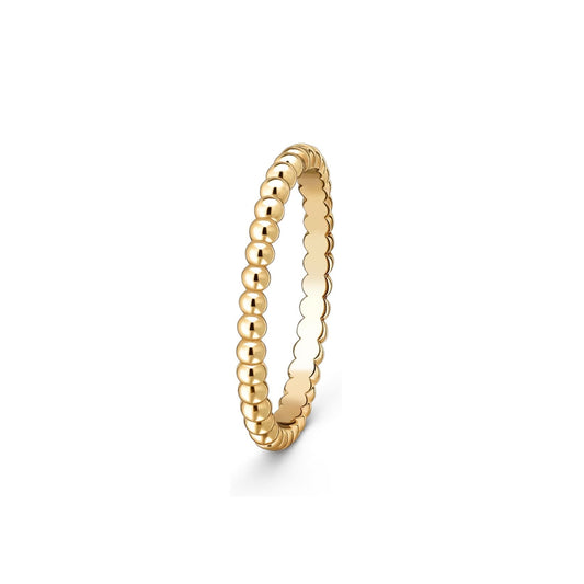 [KELA]SIGNATURE PERLÉE BEADED BAND RING