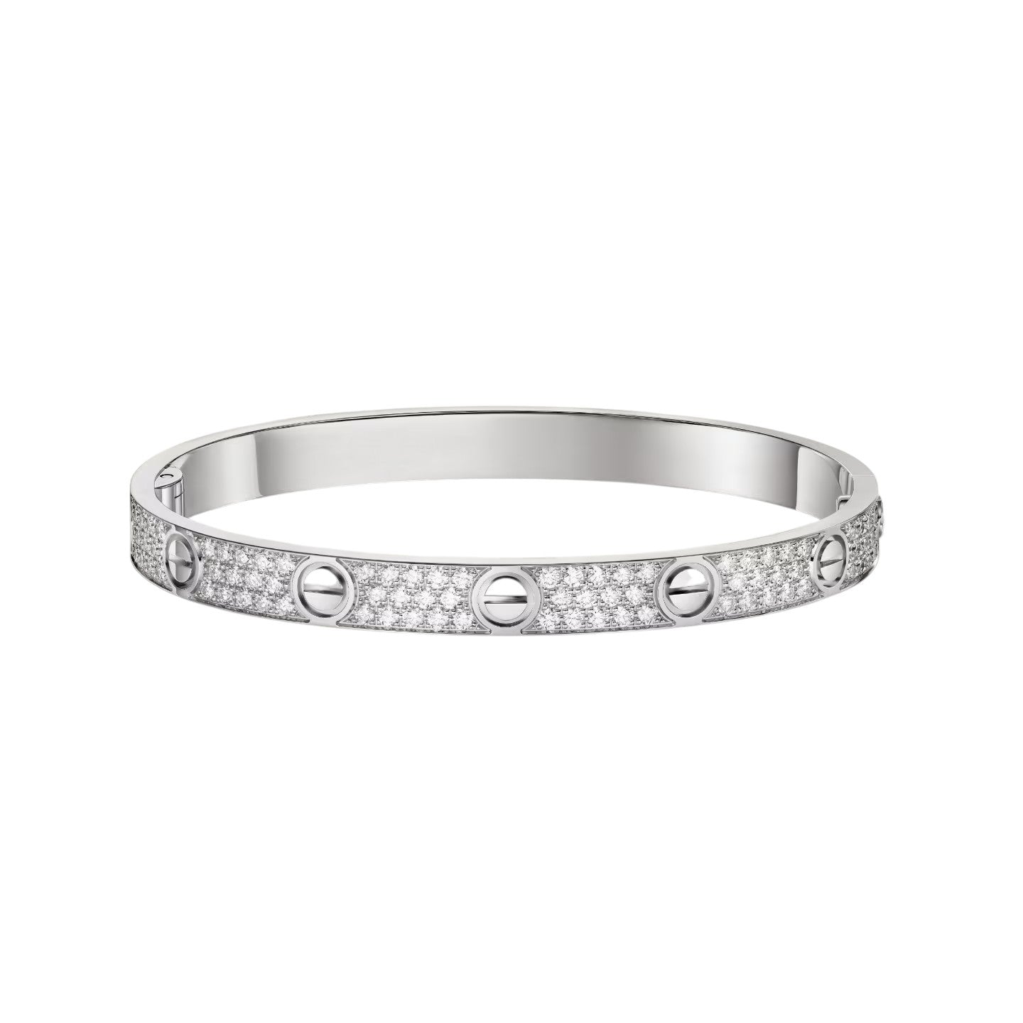 [KELA]CLASSIC 6.1MM LOVE BANGLE - FULL PAVÉ