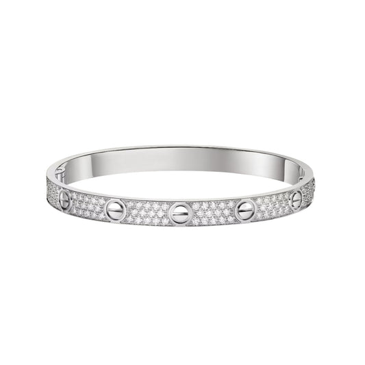 [KELA]CLASSIC 6.1MM LOVE BANGLE - FULL PAVÉ