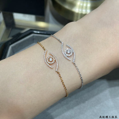[KELA]LUCKY EYE PAVÉ-SET DIAMOND BRACELET