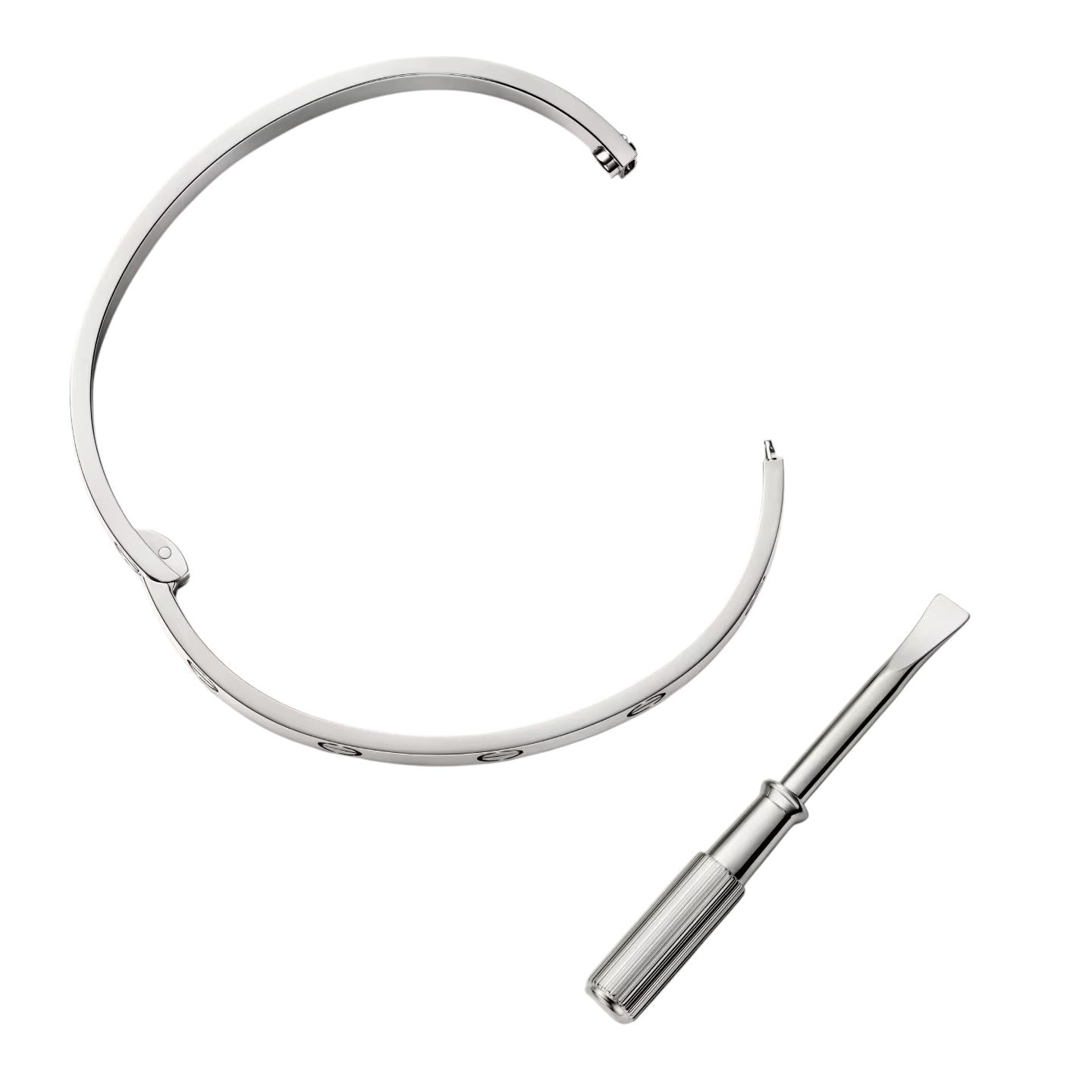[KELA]CLASSIC 6.1MM LOVE SINGLE-SCREW CLOSURE BANGLE