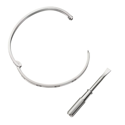 [KELA]CLASSIC 6.1MM LOVE SINGLE-SCREW CLOSURE BANGLE