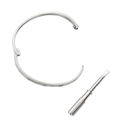 [KELA]CLASSIC 3.65MM LOVE FULL PAVE BANGLE