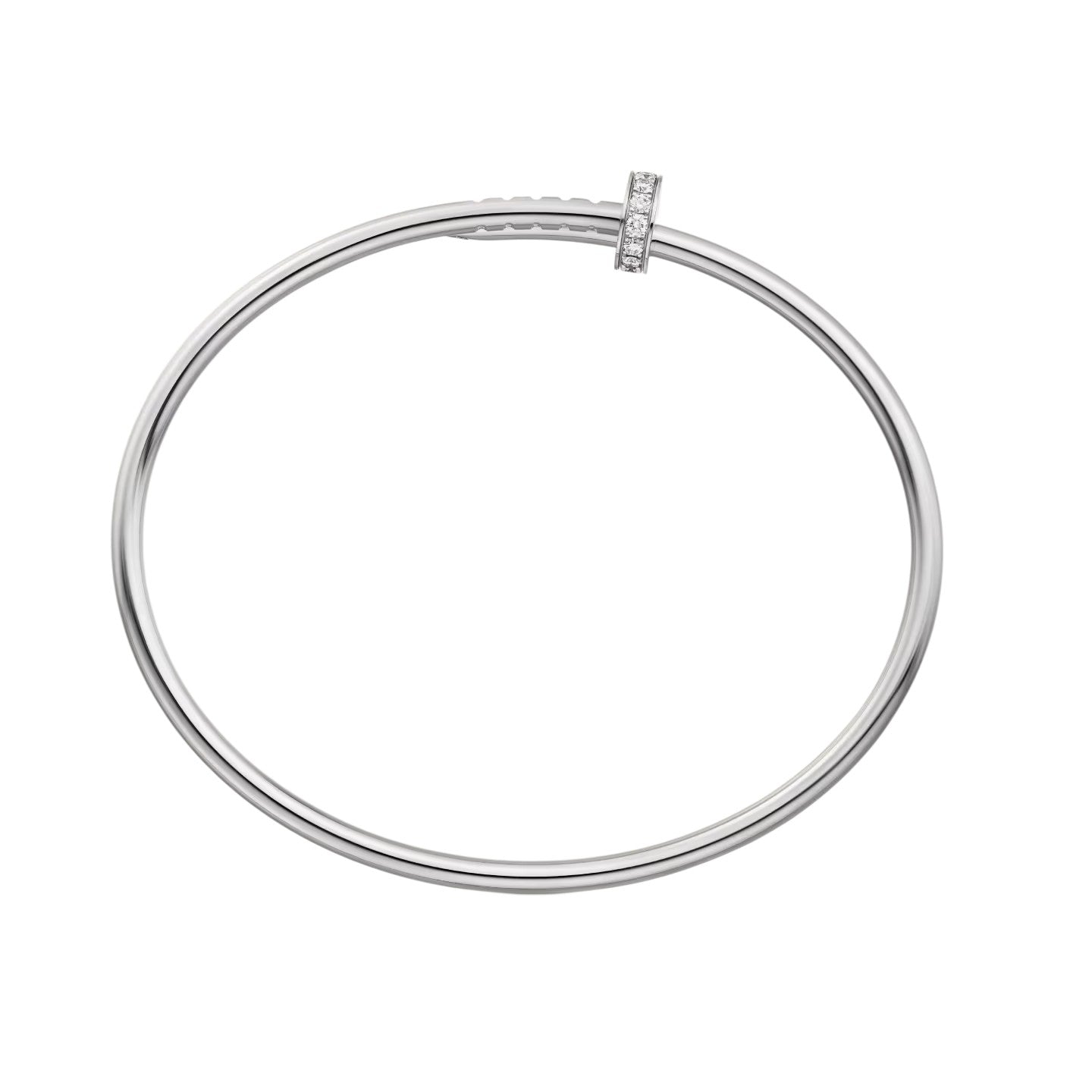 [KELA]JUSTE UN CLOU 2.5MM SMALL MODEL DIAMOND BANGLE