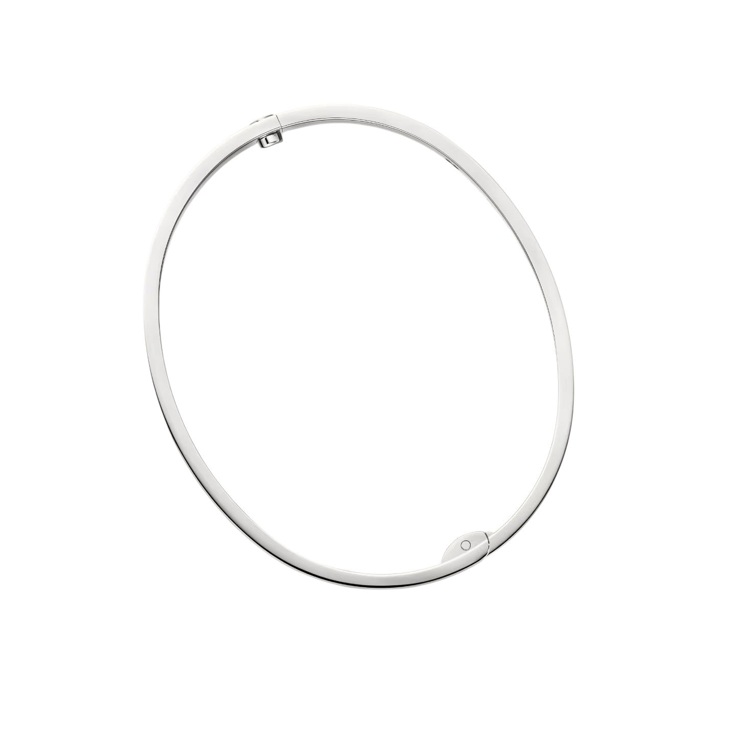 [KELA]CLASSIC 6.1MM LOVE SINGLE-SCREW CLOSURE BANGLE - 4-DIAMOND