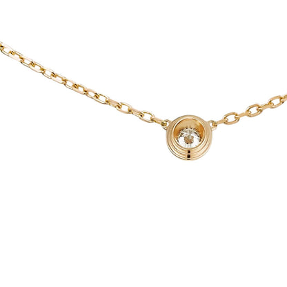 [KELA]LOVE SCREW PENDANT SINGLE DIAMOND NECKLACE
