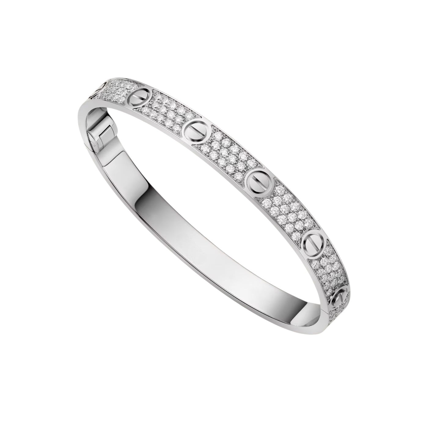 [KELA]CLASSIC 6.1MM LOVE BANGLE - FULL PAVÉ
