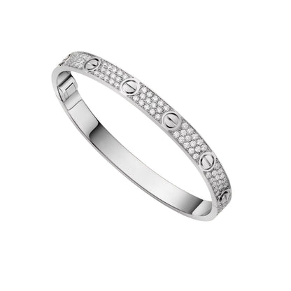[KELA]CLASSIC 6.1MM LOVE BANGLE - FULL PAVÉ