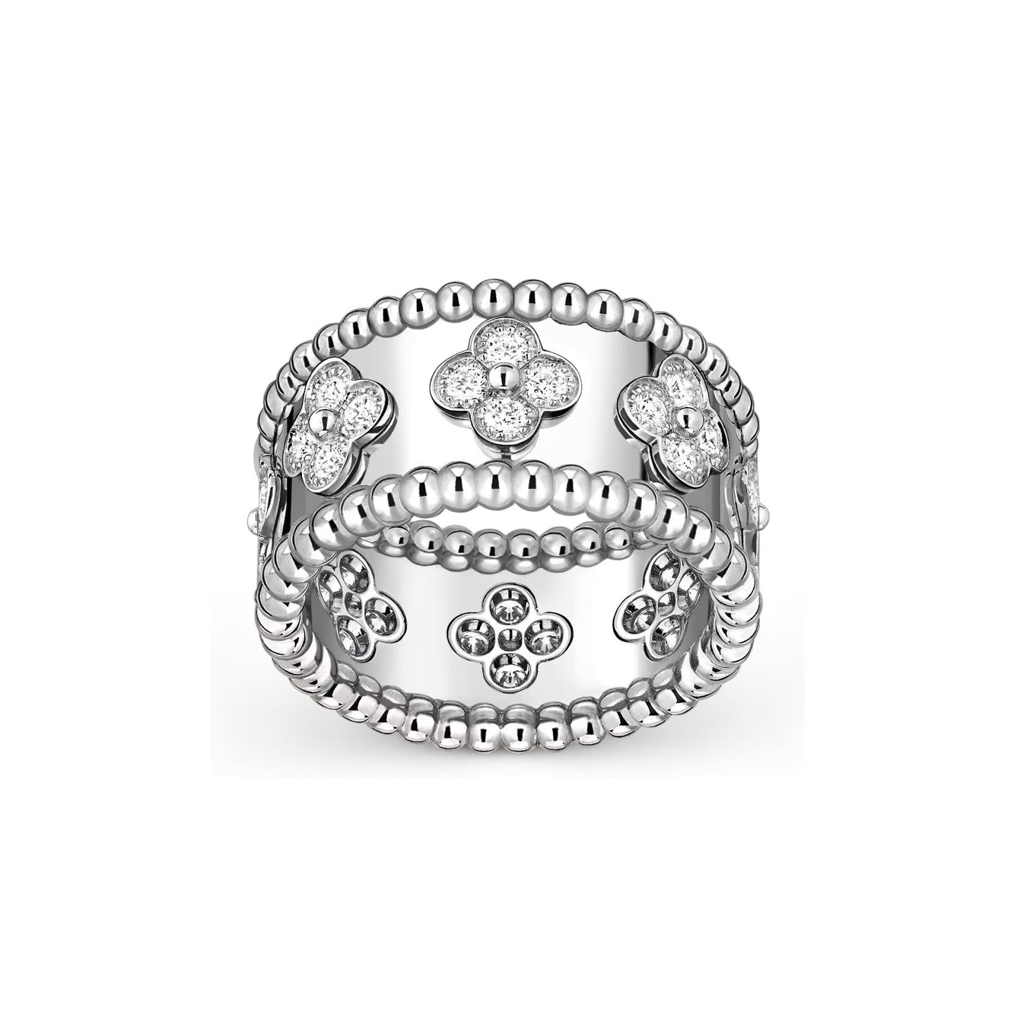 [KELA]KALEIDOSCOPE RADIANCE WIDE BAND RING