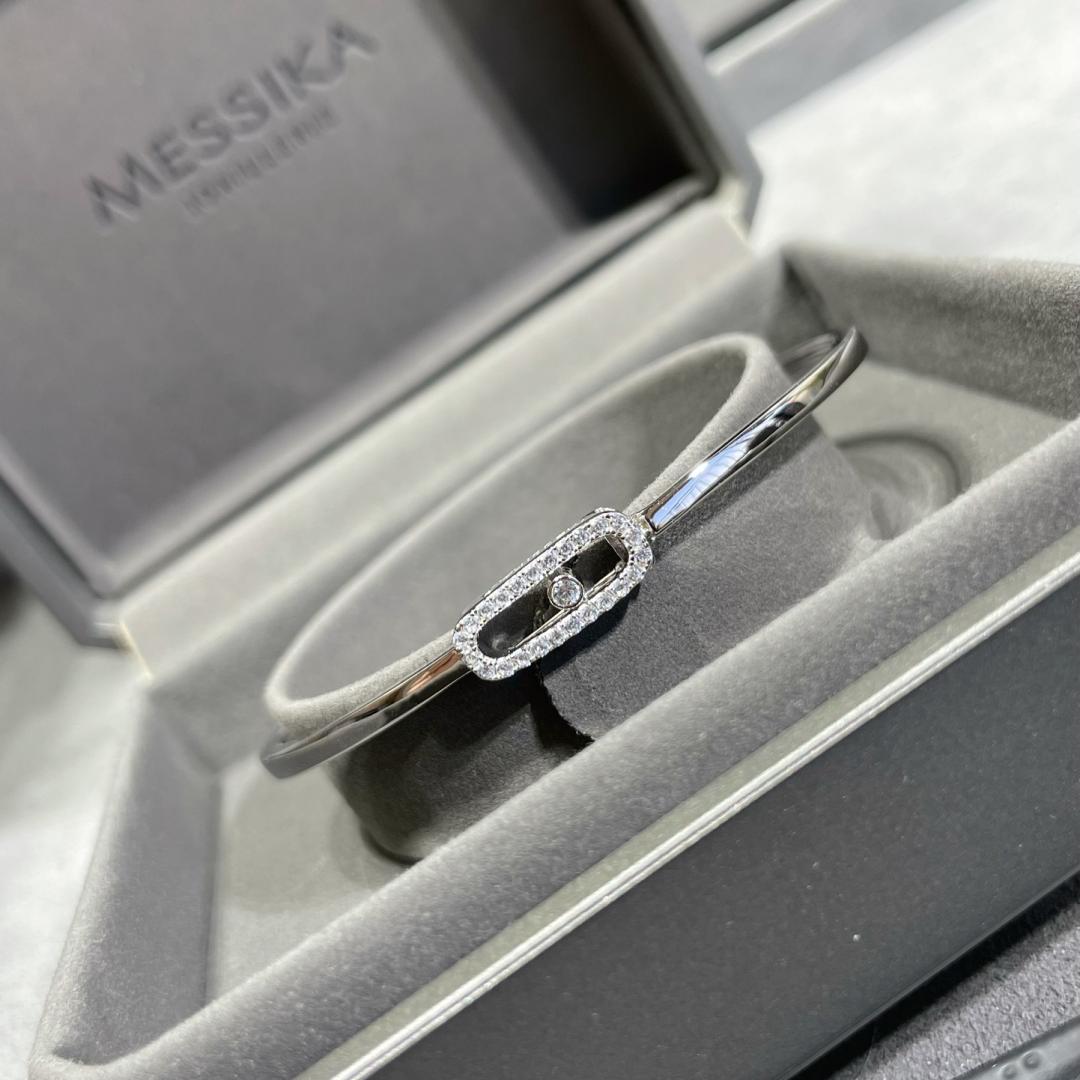 [KELA]MOVE UNO PAVÉ FLEX BANGLE (MEDIUM)