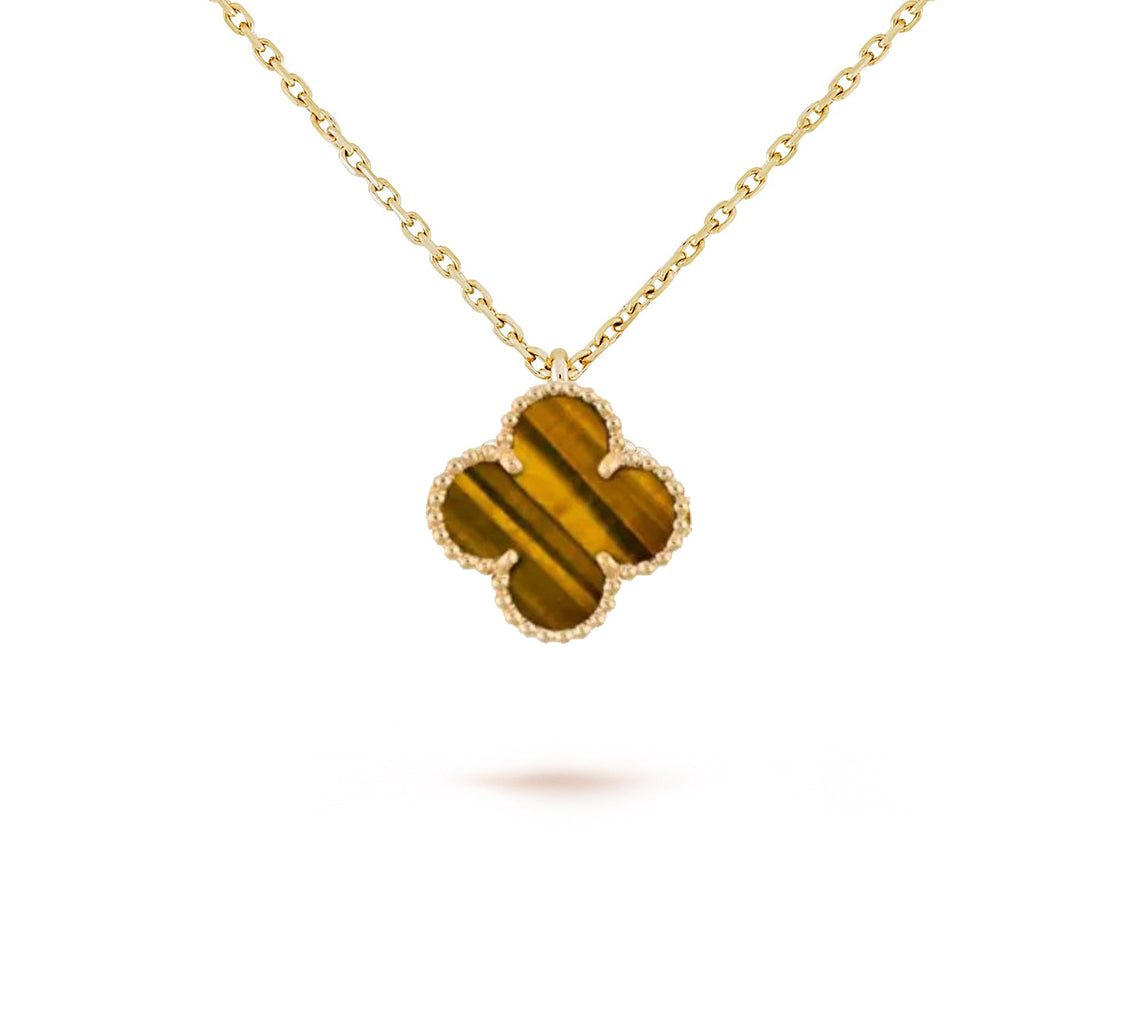 [KELA]9.5MM MINI CLOVER PENDANT NECKLACE COLLECTION