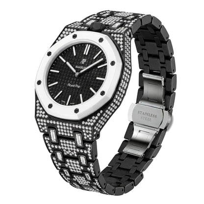 [KELA]Royal Oak Pop Exclusive Bioceramic Case & Bioceramic Strap Full Diamond